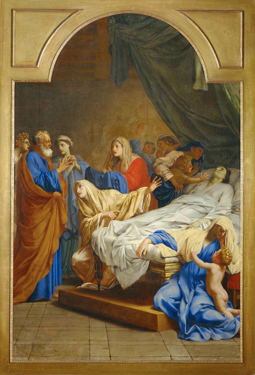 Santo (pintura) de Eustache Le Sueur
