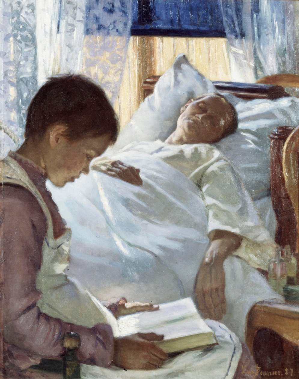 Reflexo em azul, 1887 de Eva Bonnier