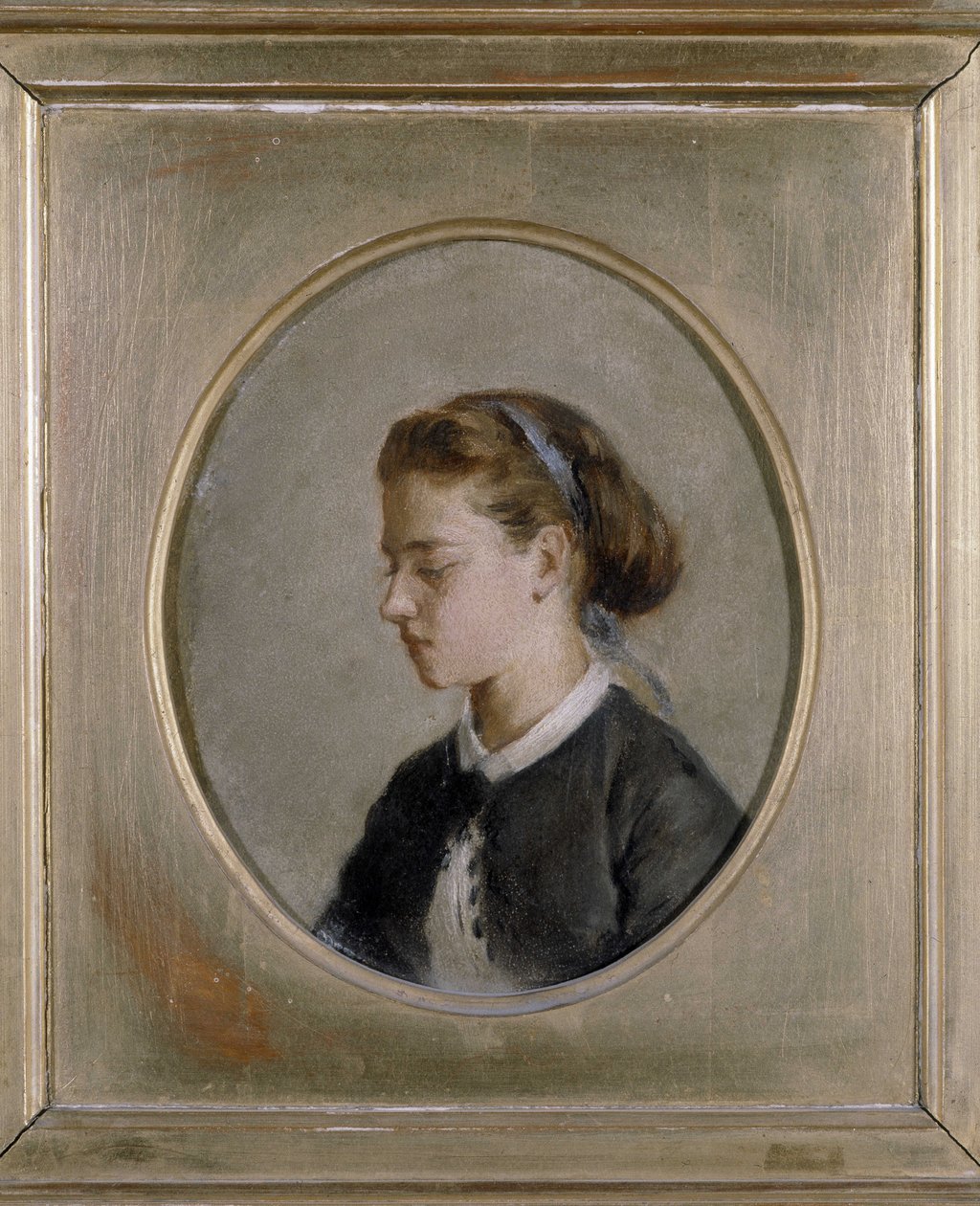 Retrato de uma mulher de Eva Gonzalès
