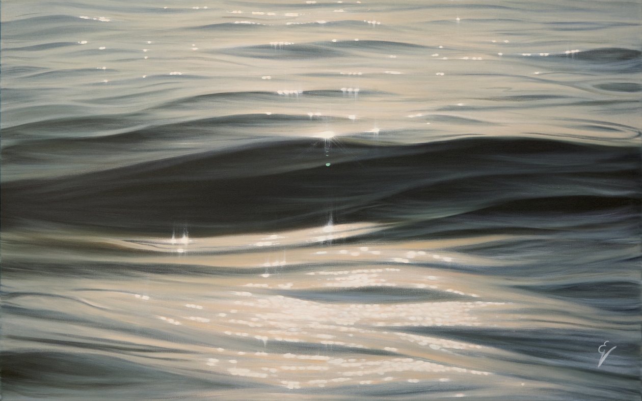 Into The Light, 2023 (óleo sobre tela) de Eva Volf