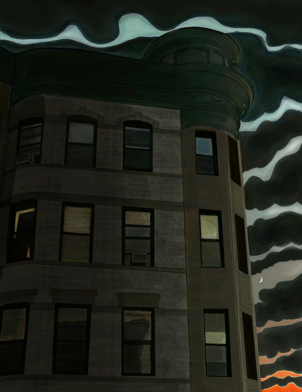 13th Street na 7th Avenue, Brooklyn (arte digital) de Evan Sklar