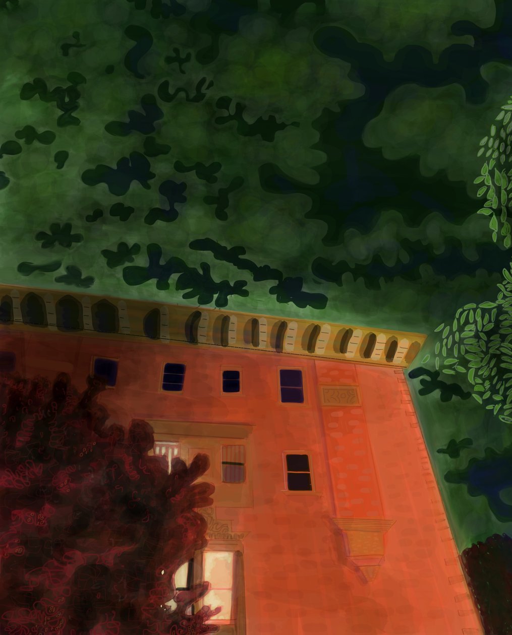 First Light, 7th Street e Prospect Park West (arte digital) de Evan Sklar
