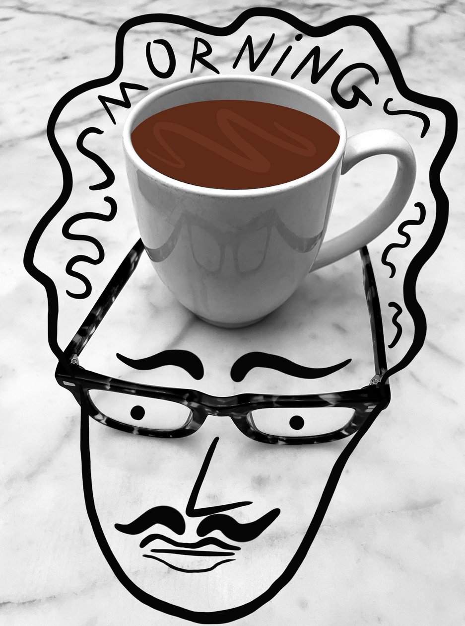 Café da manhã, 2025 (arte digital) de Evan Sklar