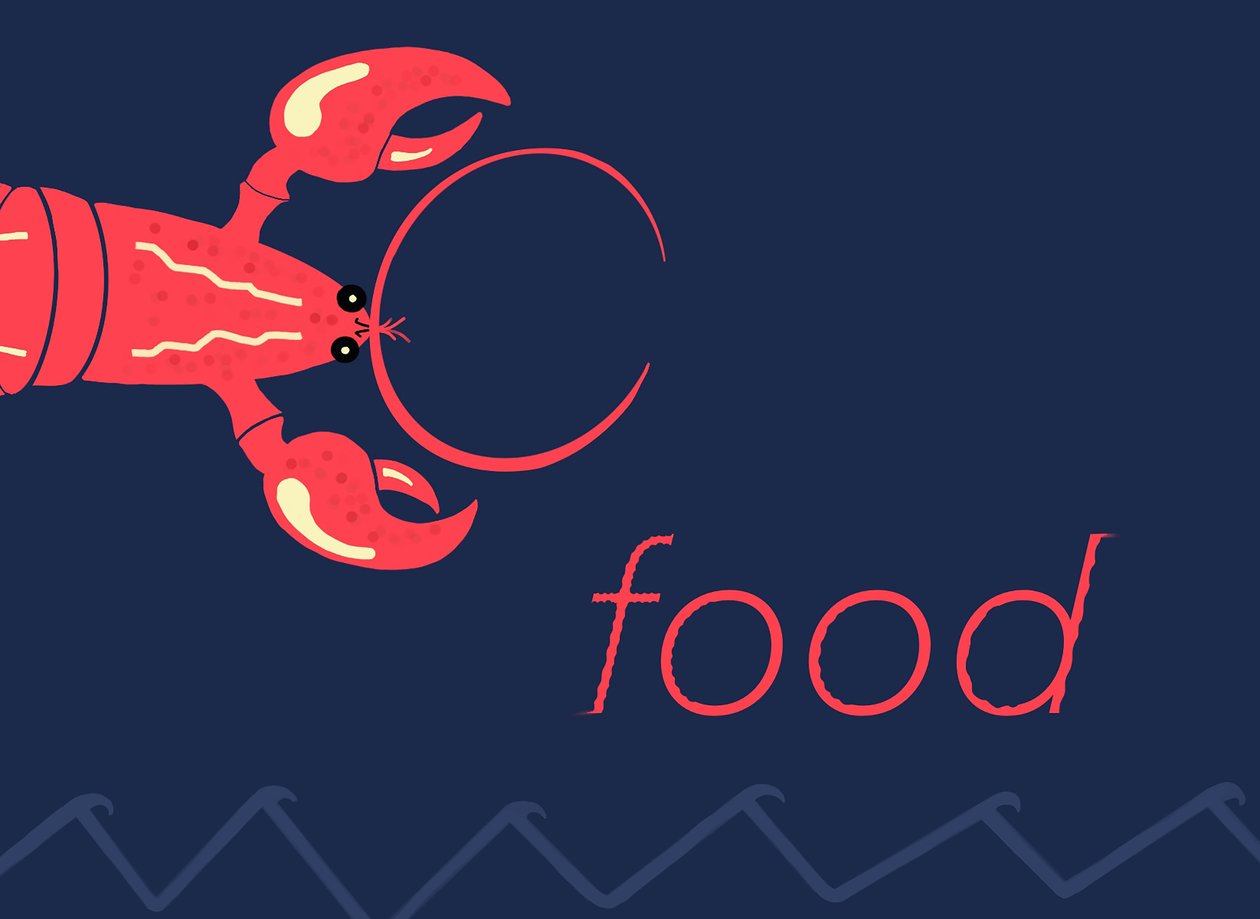 Comida do mar (arte digital) de Evan Sklar