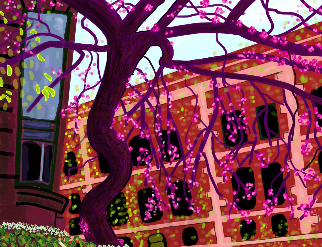 primavera, Brooklyn (arte digital) de Evan Sklar