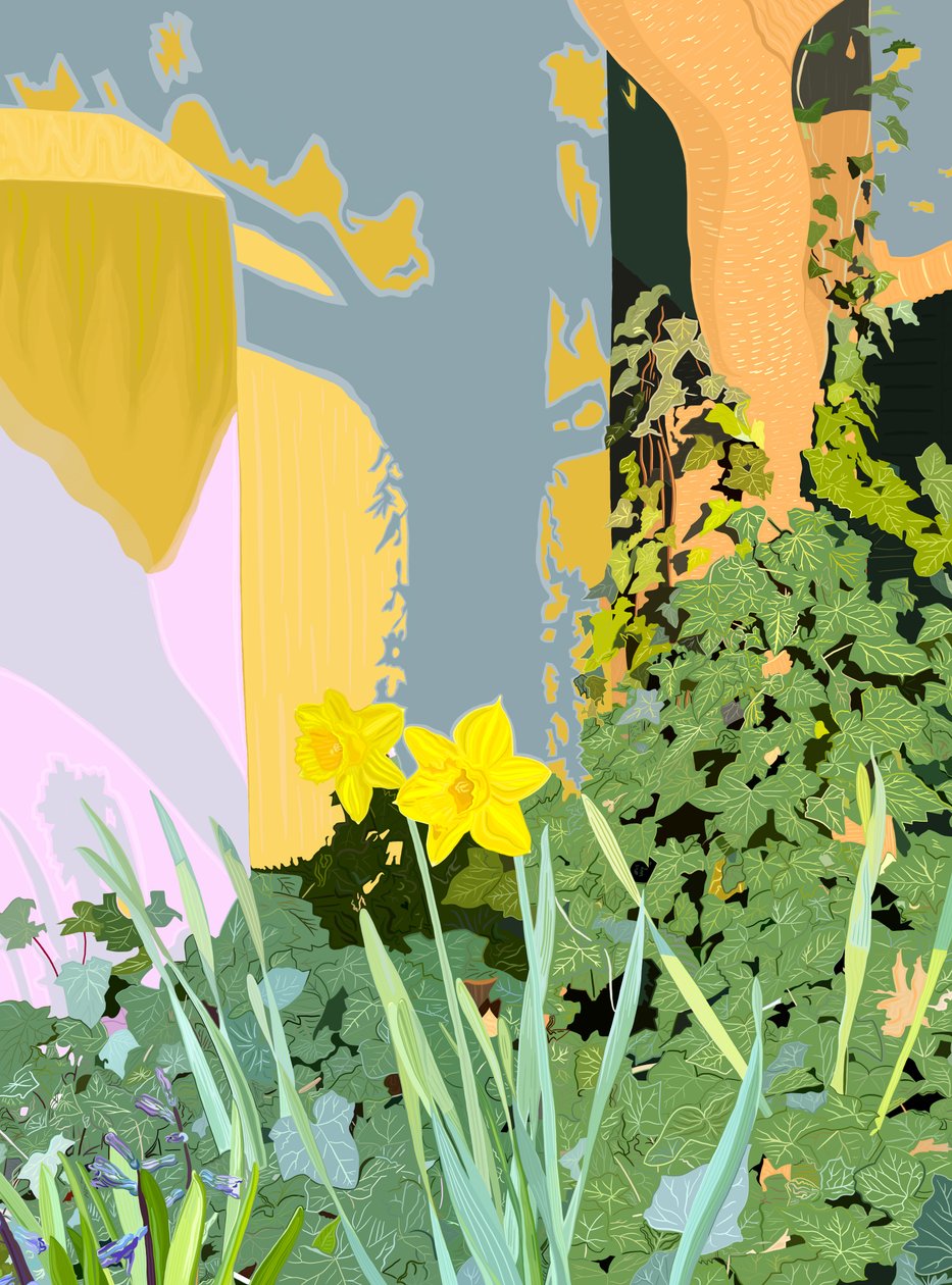 Dois narcisos.jpg, c.2020-24 (arte digital) de Evan Sklar