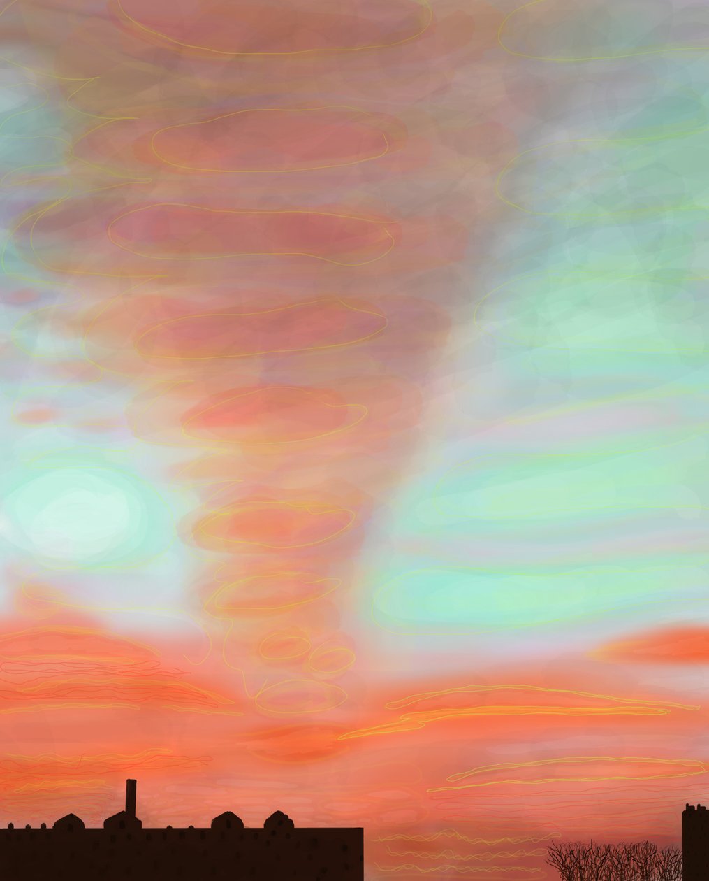 View Across Brooklyn (arte digital) de Evan Sklar