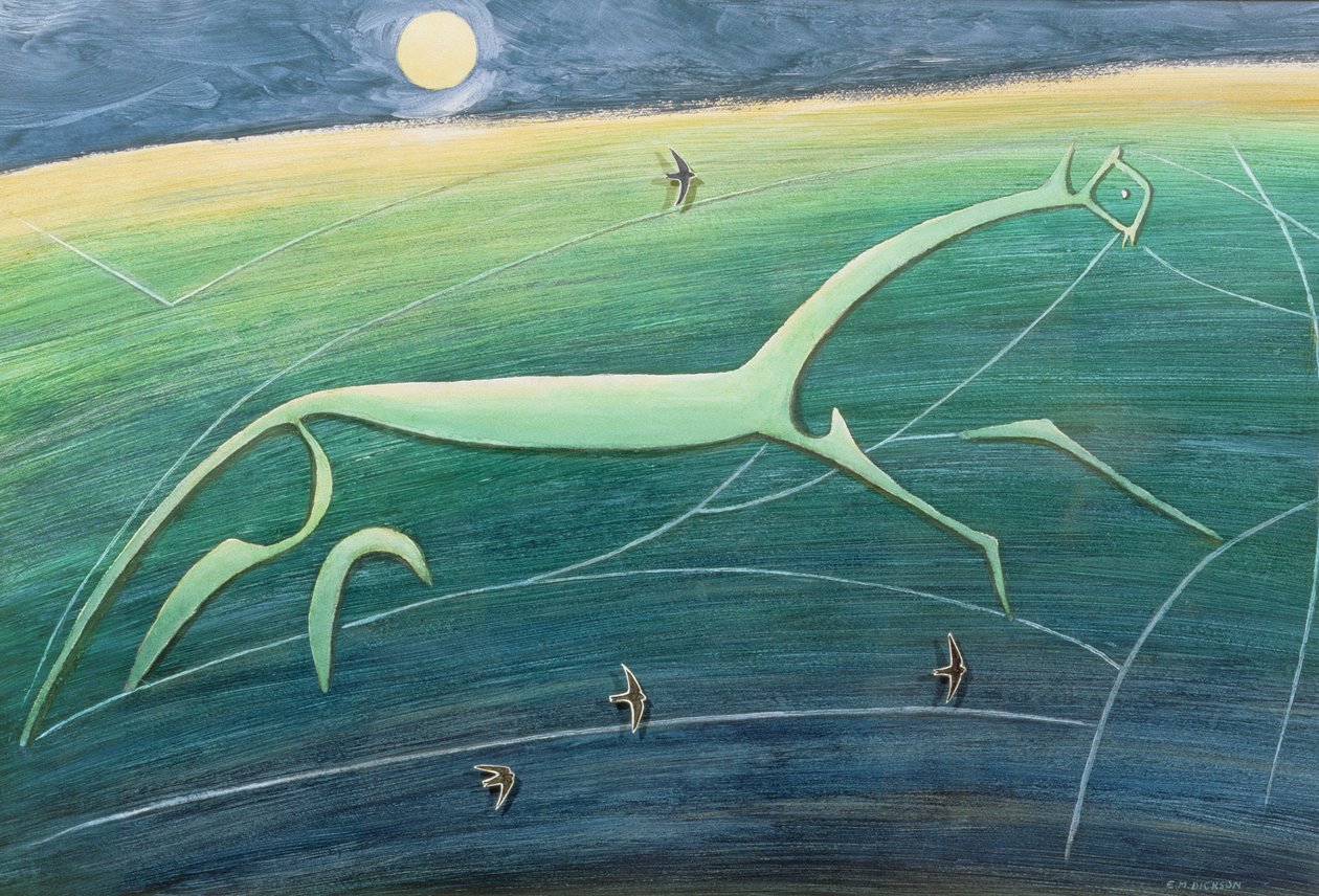 White Horse Hill, Uffington de Evangeline Dickson