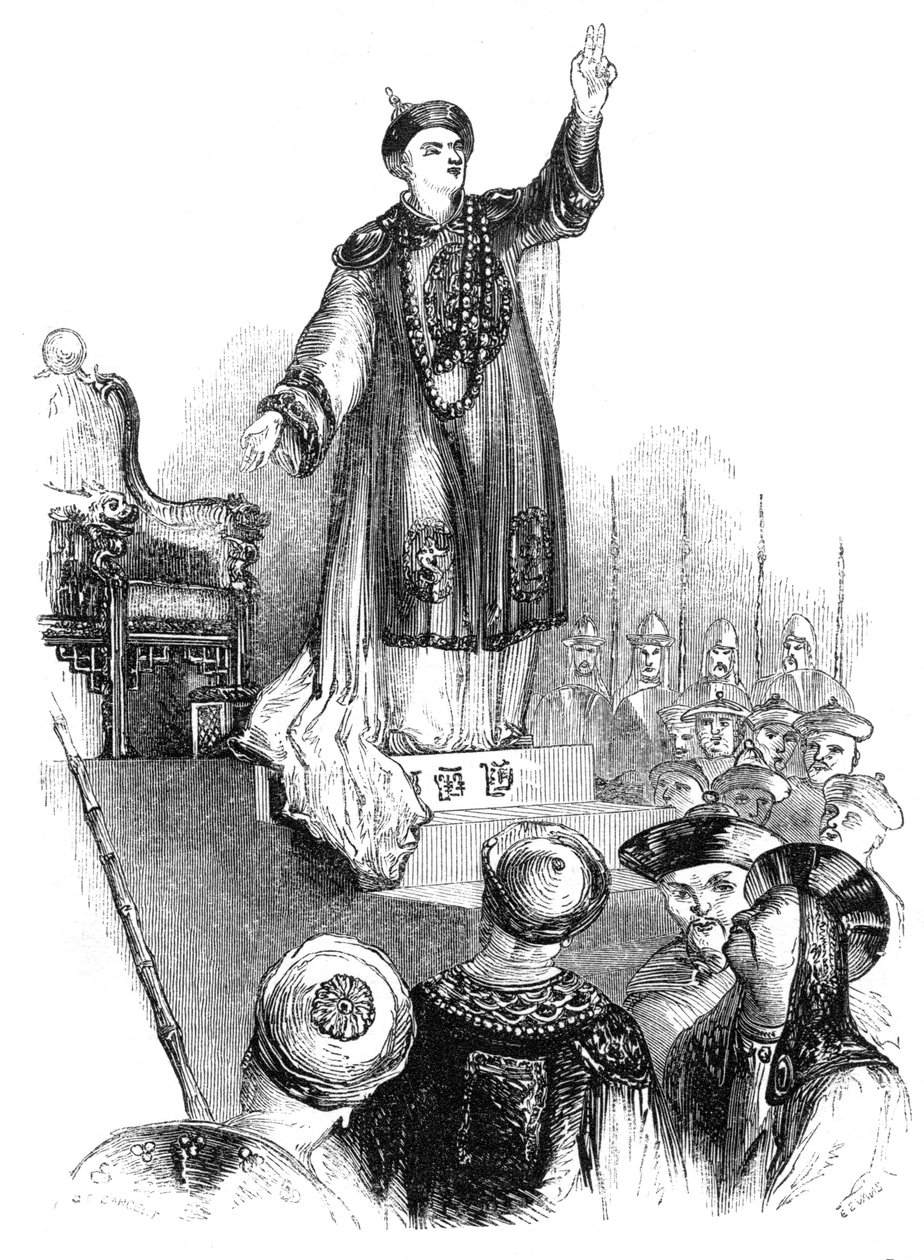 Os Imperadores juram, século XVIII, 1847. de Evans