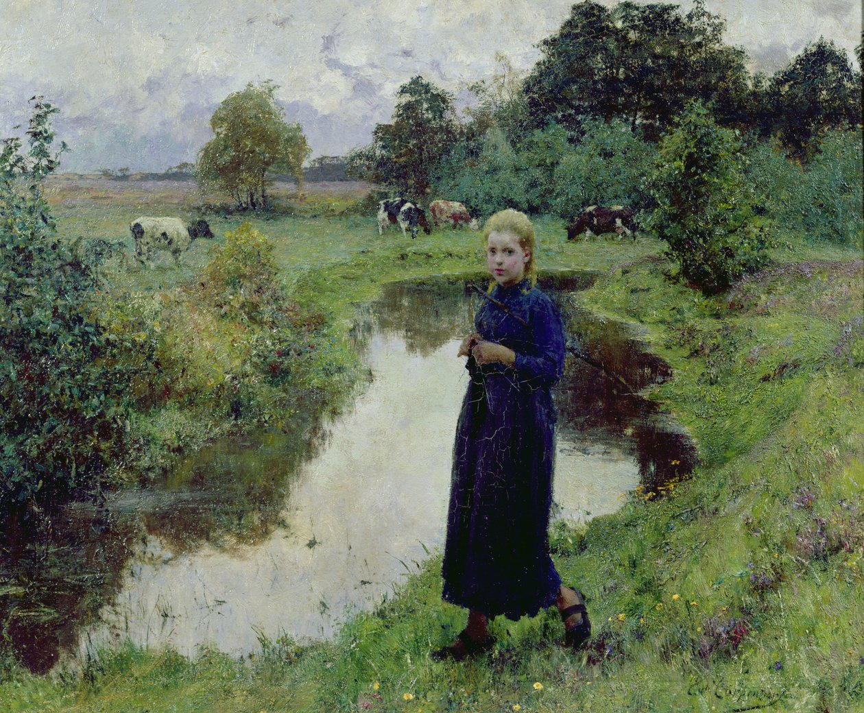 Moça nos campos, de Evariste Carpentier