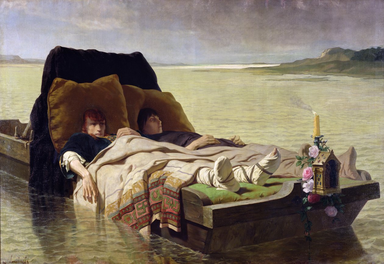 O Enerves de Jumieges, 1880 de Evariste Vital Luminais