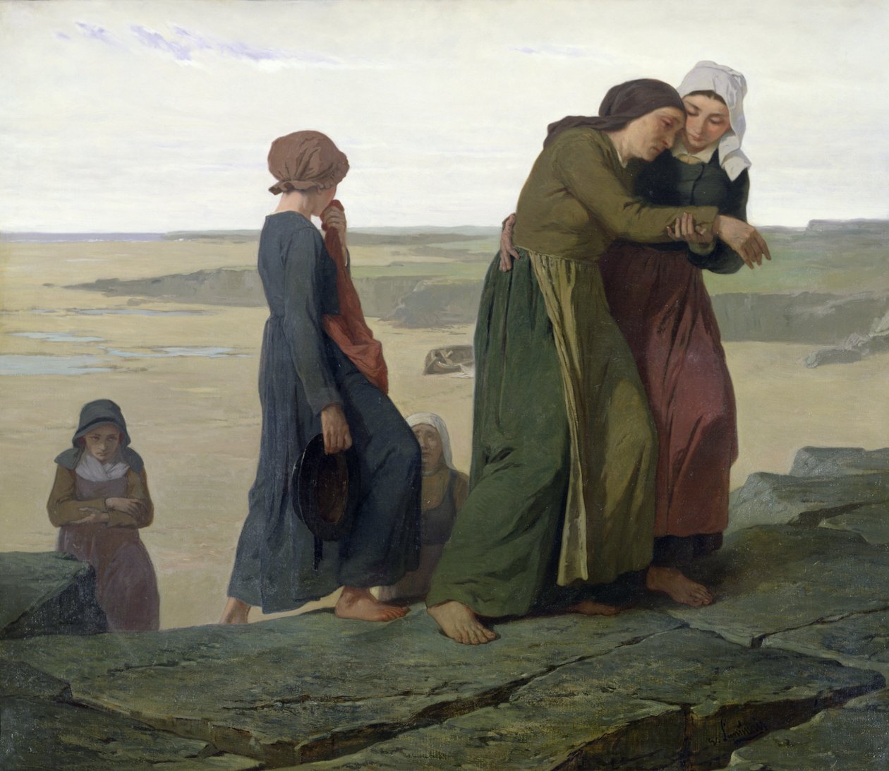 A viúva ou a família do pescador de Evariste Vital Luminais