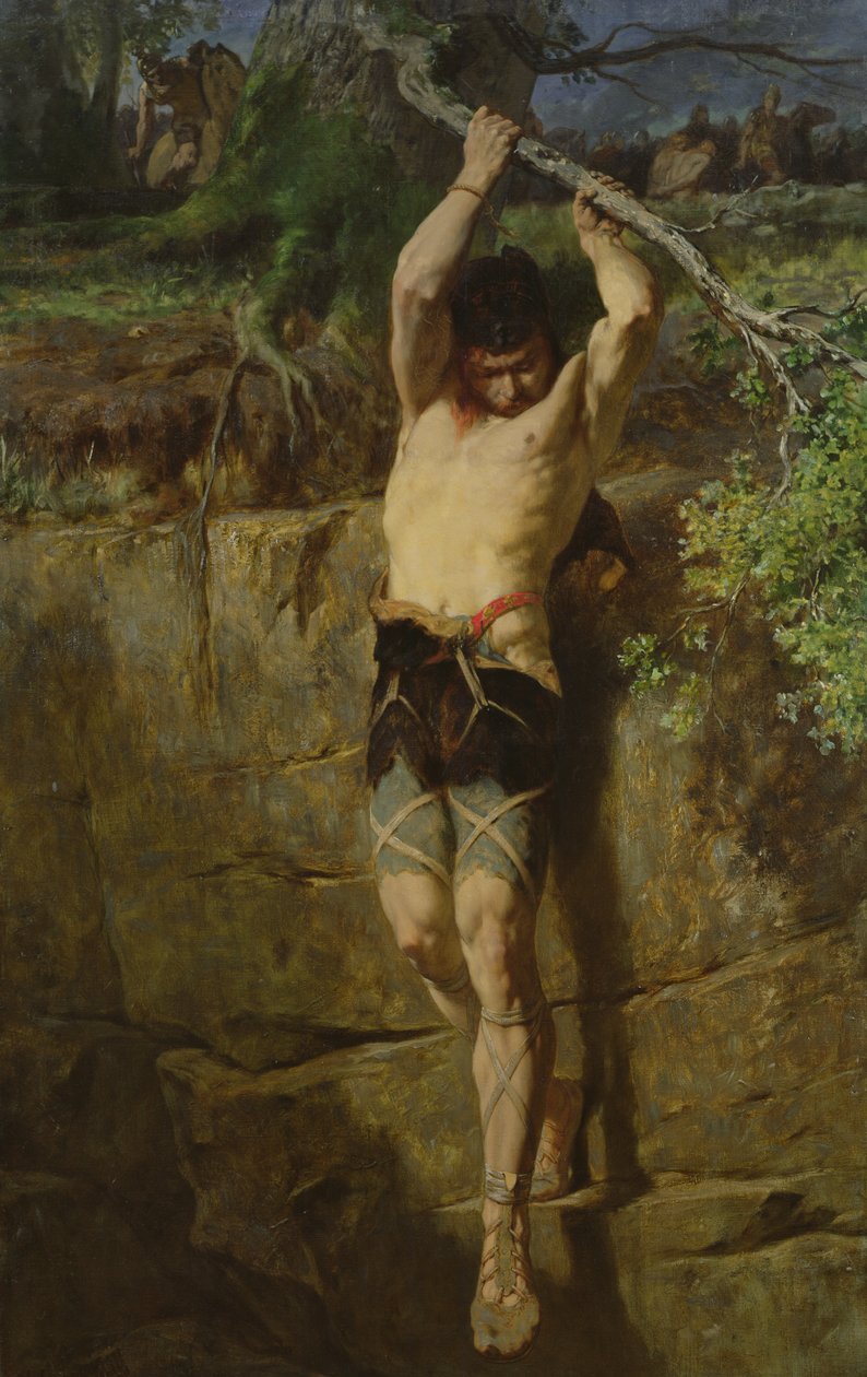 Fuga de um prisioneiro gaulês de Evariste Vital Luminais