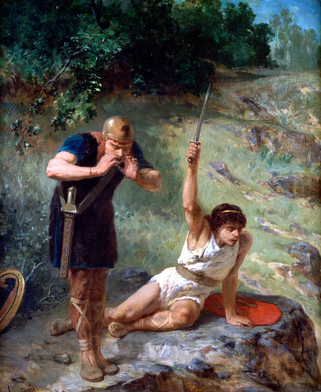 O Cavaleiro Chama, c1842-1896 de Evariste Vital Luminais