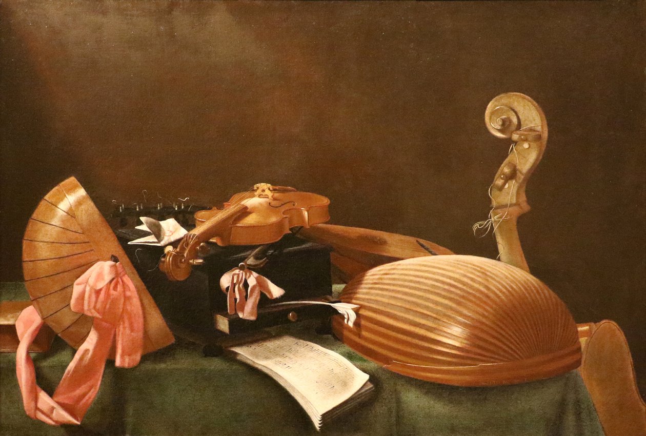 Italiano: Strumenti musicali Instrumentos musicais de Evaristo Baschenis