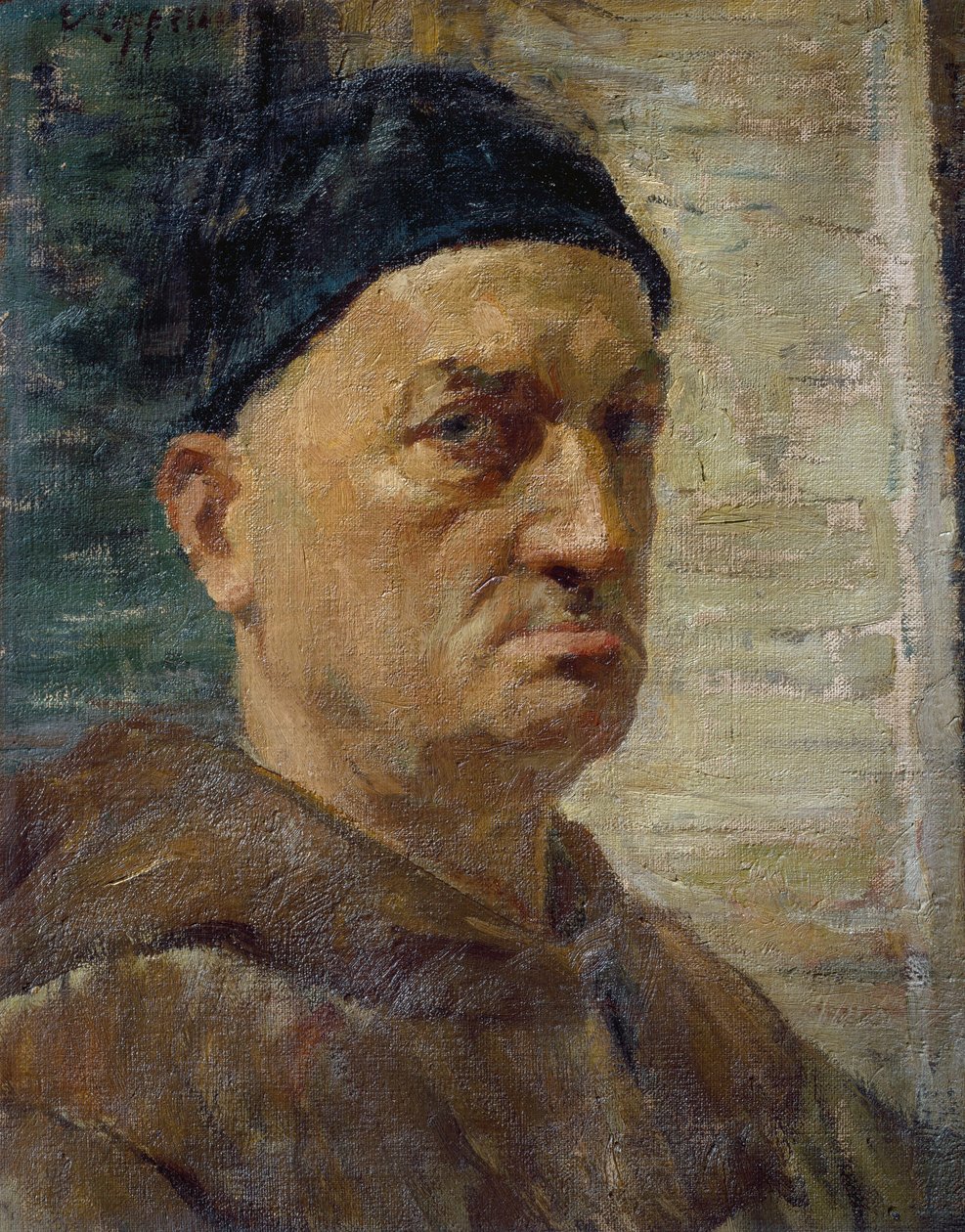 Autorretrato (óleo sobre tela) de Evaristo Cappelli