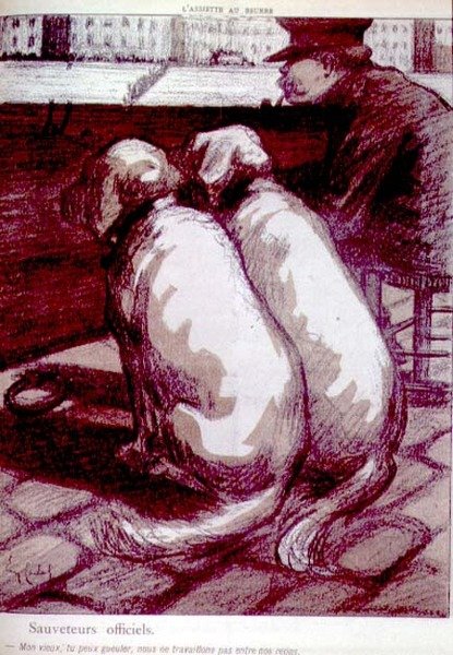 Os salva-vidas oficiais, "Meu velho, você pode gritar, mas nós não trabalhamos durante as refeições", p.1183 de 