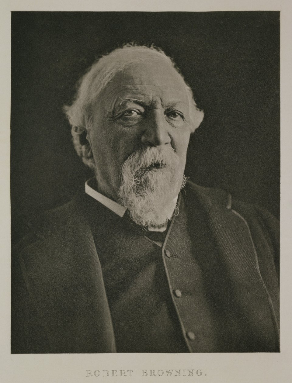 Retrato de Robert Browning (1812-1889), c.1889 de Eveleen Myers