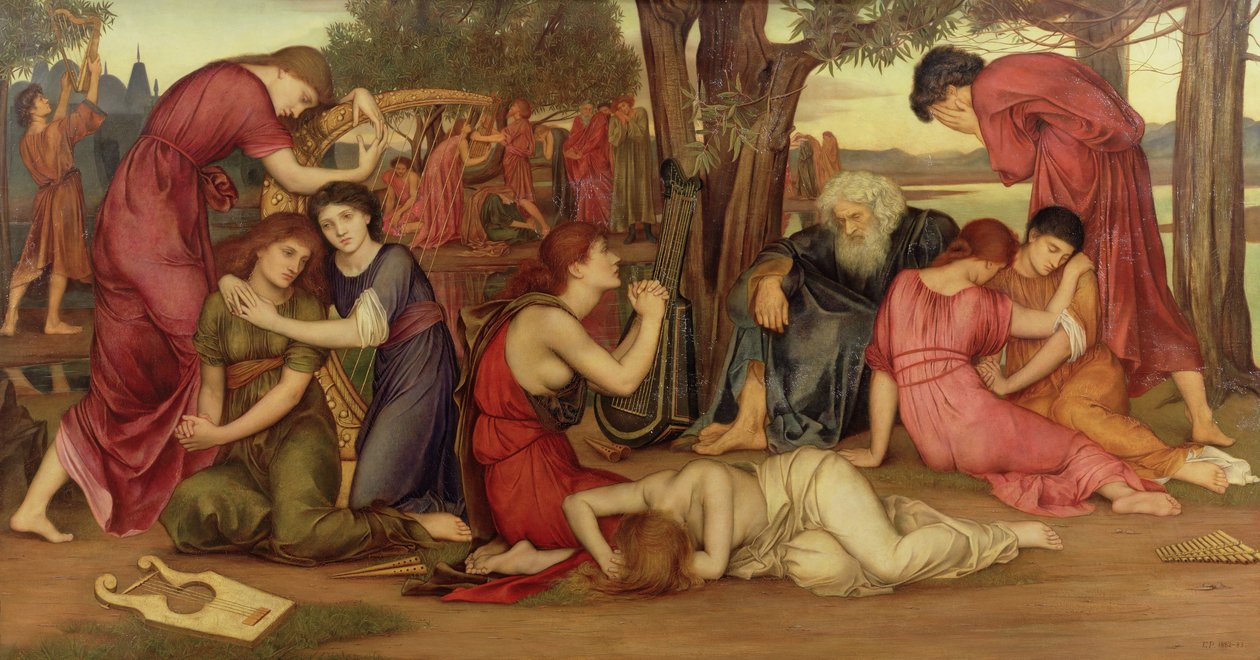 Pelas Águas da Babilônia, 1882-83 de Evelyn De Morgan
