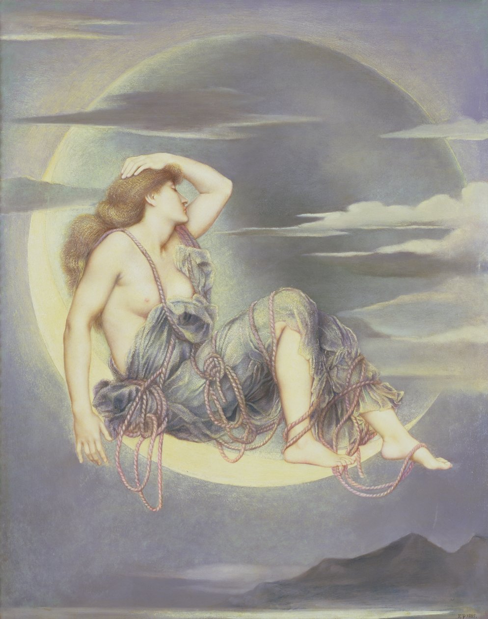 Luna, 1885 de Evelyn De Morgan