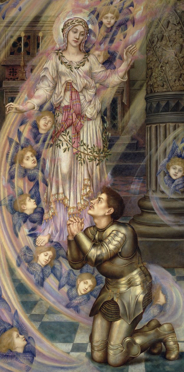 Nossa Senhora da Paz, 1907 de Evelyn De Morgan