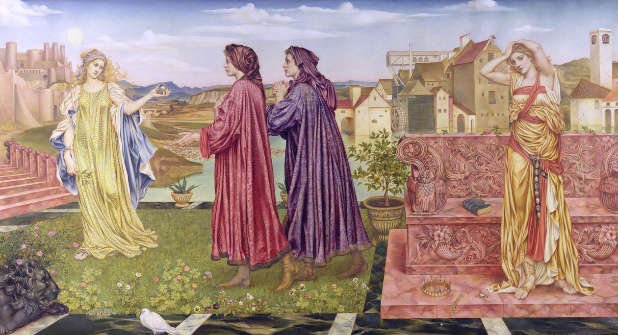O Jardim da Oportunidade, 1892 de Evelyn De Morgan