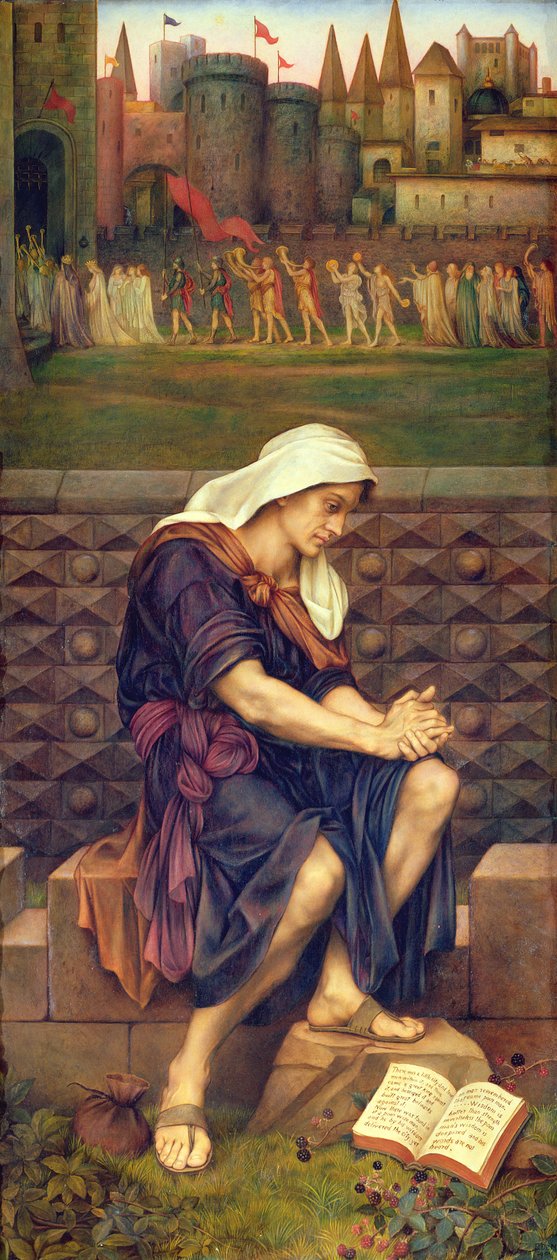 O pobre homem que salvou a cidade, 1901 de Evelyn De Morgan