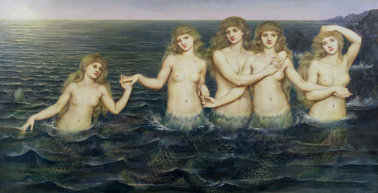 As donzelas do mar, 1885-86 de Evelyn De Morgan