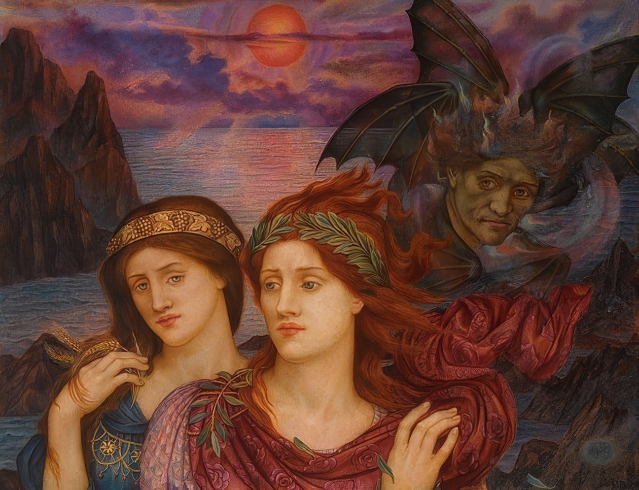 A visão 1914 de Evelyn De Morgan