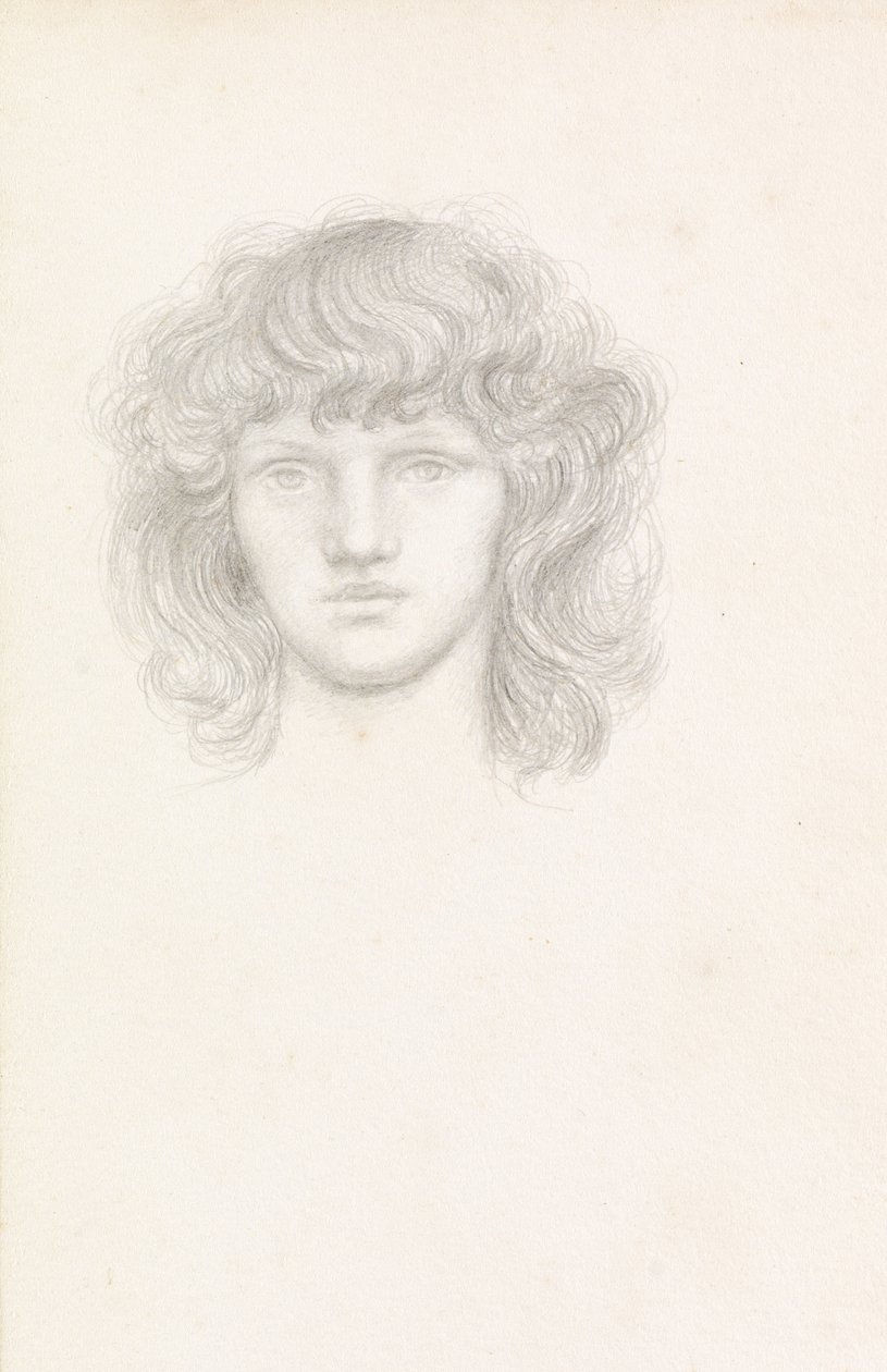 Cabeça de uma menina de Evelyn De Morgan