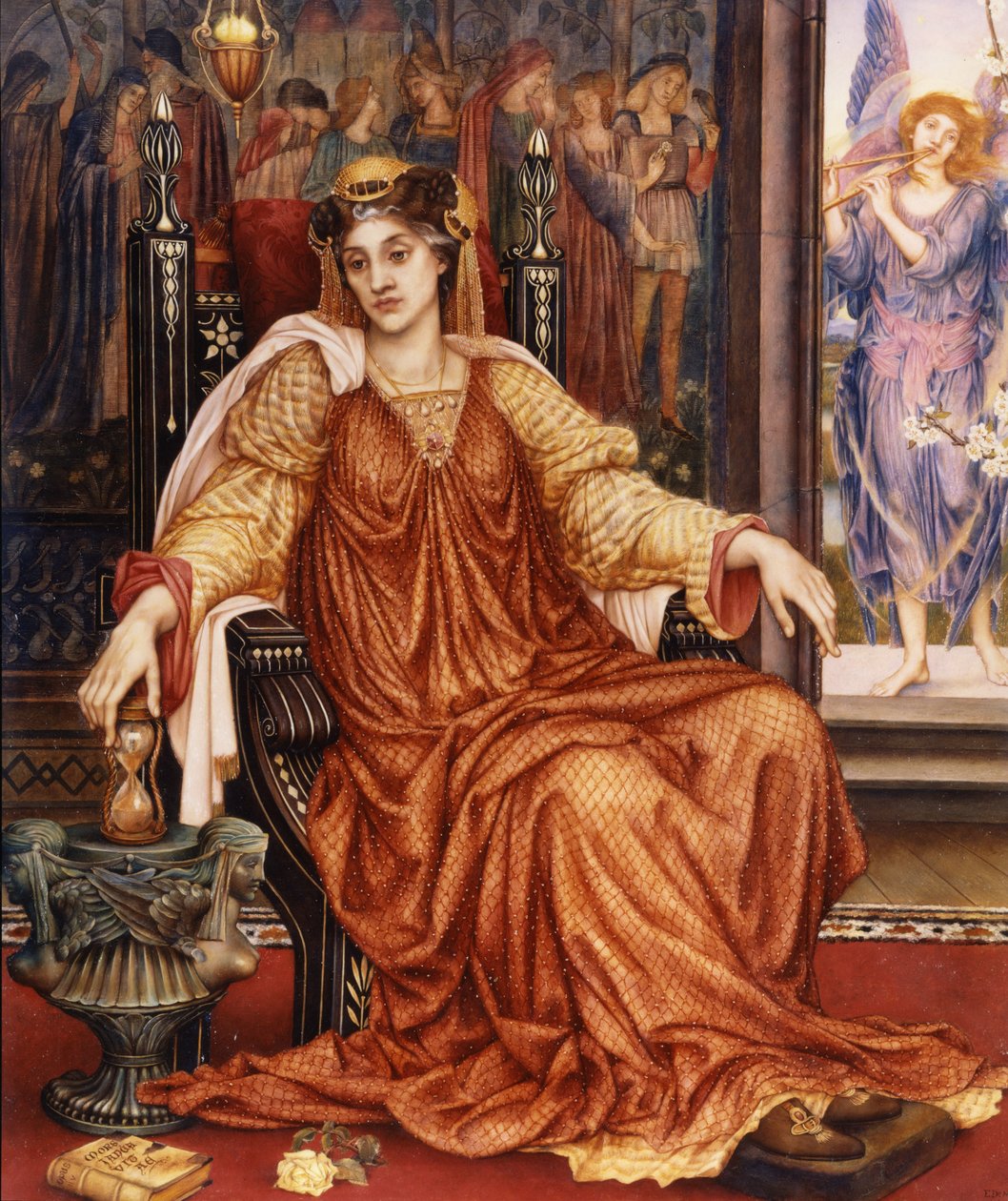 The Hour Glass, 1904 (para estudo ver 84798) de Evelyn De Morgan