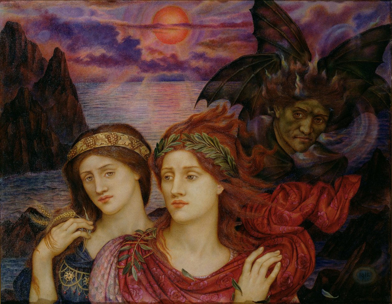 A visão de 1914 de Evelyn De Morgan