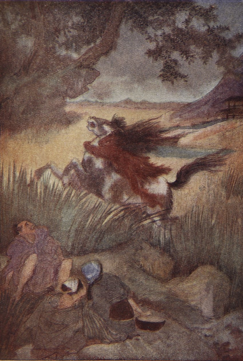 The Kappa and his Victim, ilustração de 