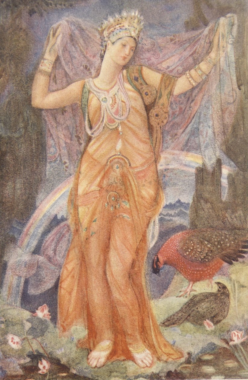 A Deusa Mãe Ishtar, ilustração de 