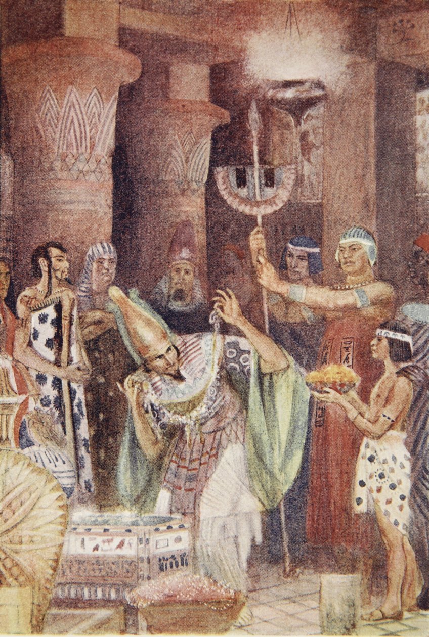 A Câmara do Tesouro de Rhampsinites, ilustração de 