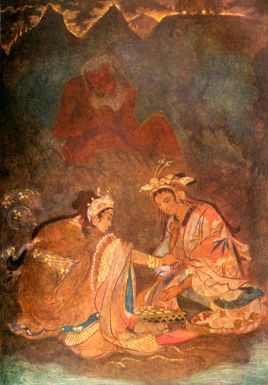 "Vis som também é sorte t Fuji-yama", 1912. de Evelyn Paul