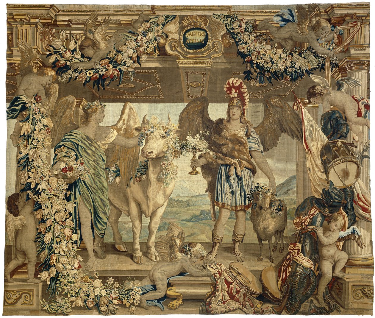 março e abril Os meses, estações, elementos, dia e noite (título da série) de Everaert Leyniers