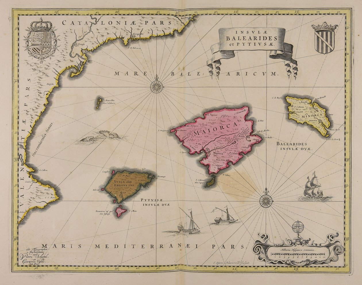 ilha Balearides e Pytiusae de Everard Symonsz van Hamersveldt
