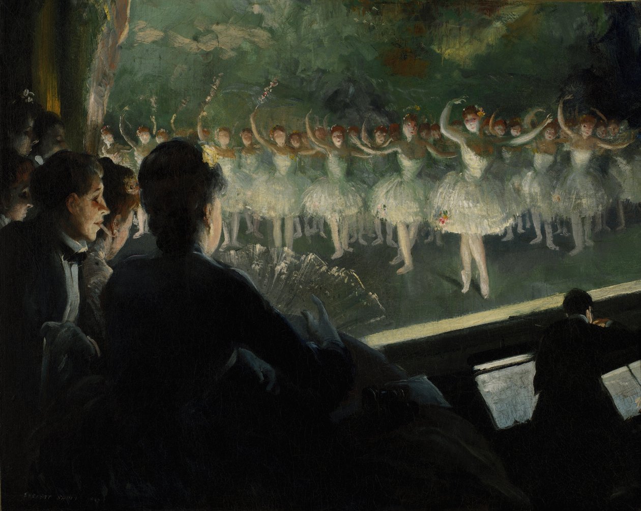 O balé branco de Everett Shinn