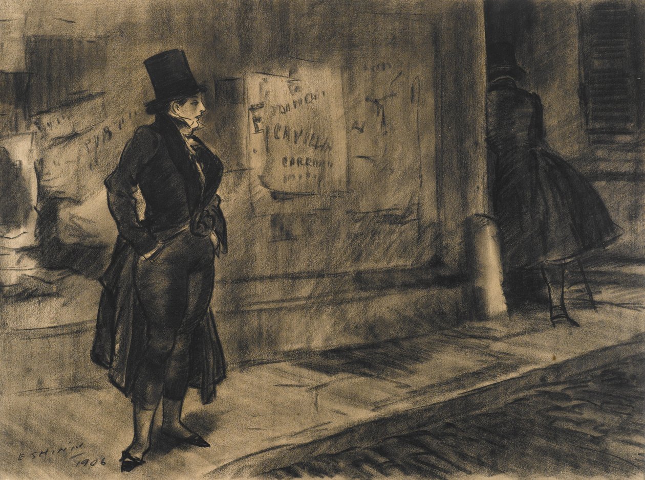 Frederique segue o seu marido de Everett Shinn