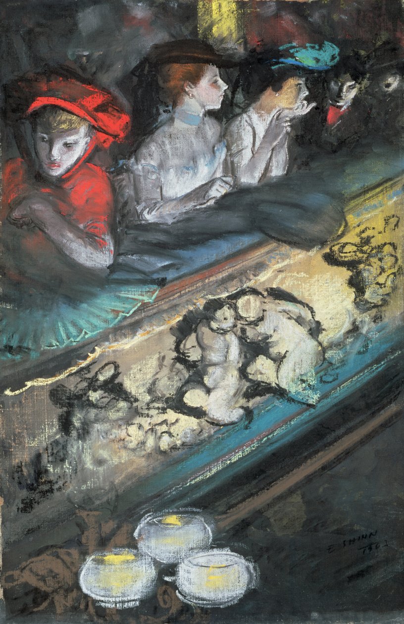 Na caixa de Everett Shinn