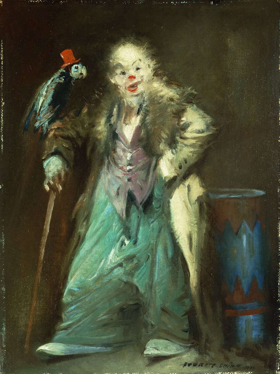 Palhaço da Polly de Everett Shinn