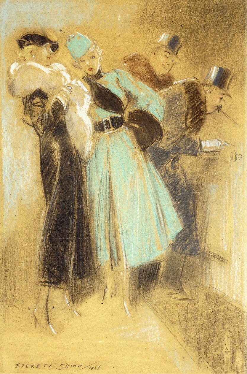 Na pior das hipóteses, vamos ver as suas gravuras de Everett Shinn
