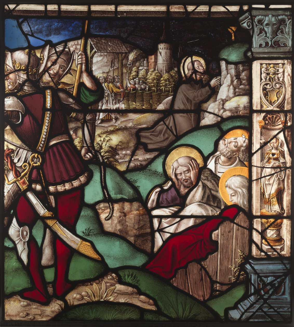 Cristo no jardim do Getsêmani, 1522-1526. de Everhard Rensig