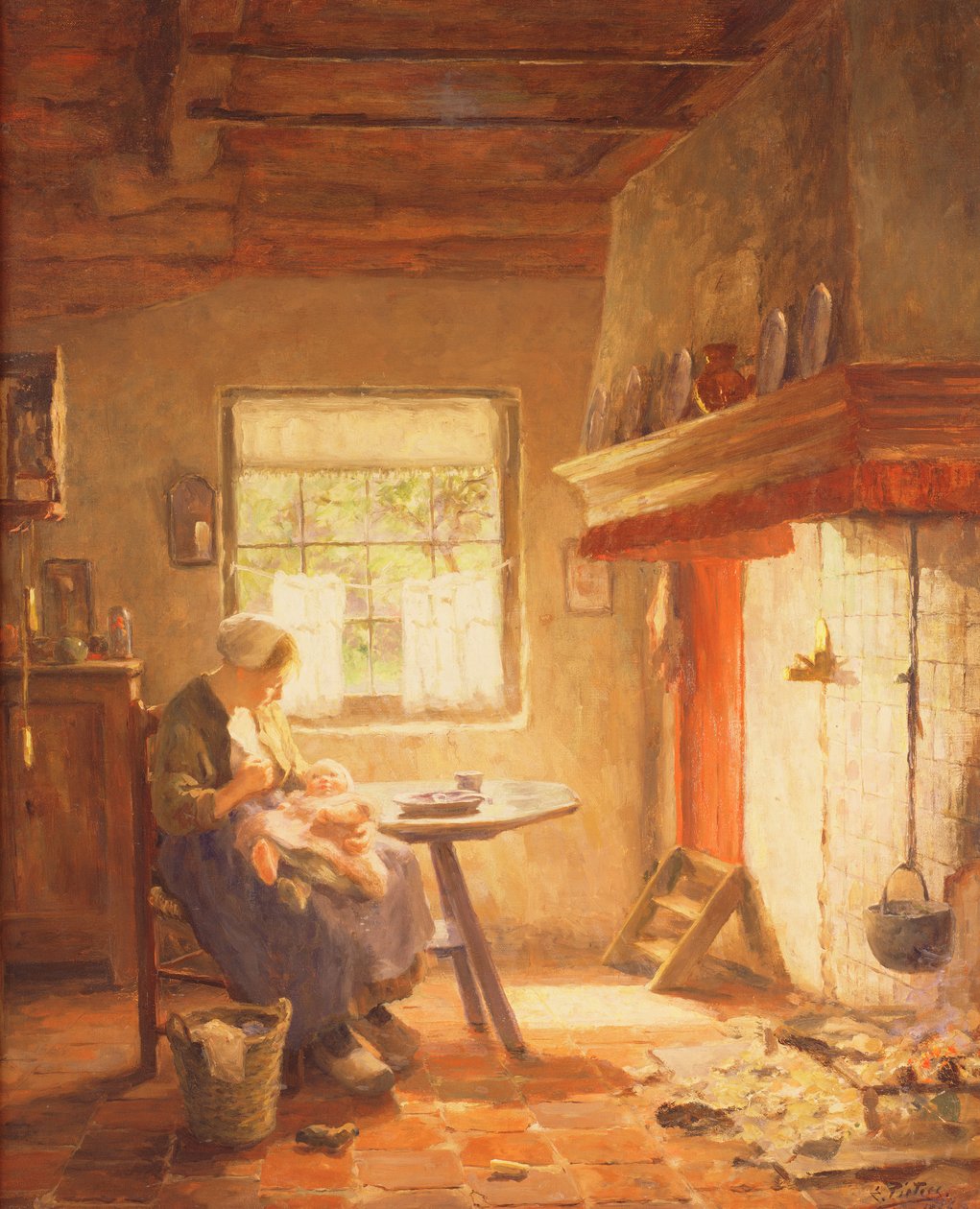 Cuidados maternos de Evert Pieters