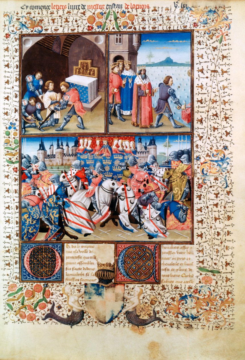 Galahad e Camelot, 1463 de Evrard d