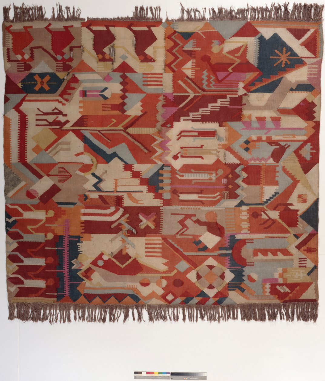 Tapete Estampado, 1923-24 (têxtil) de Ewald Duelberg