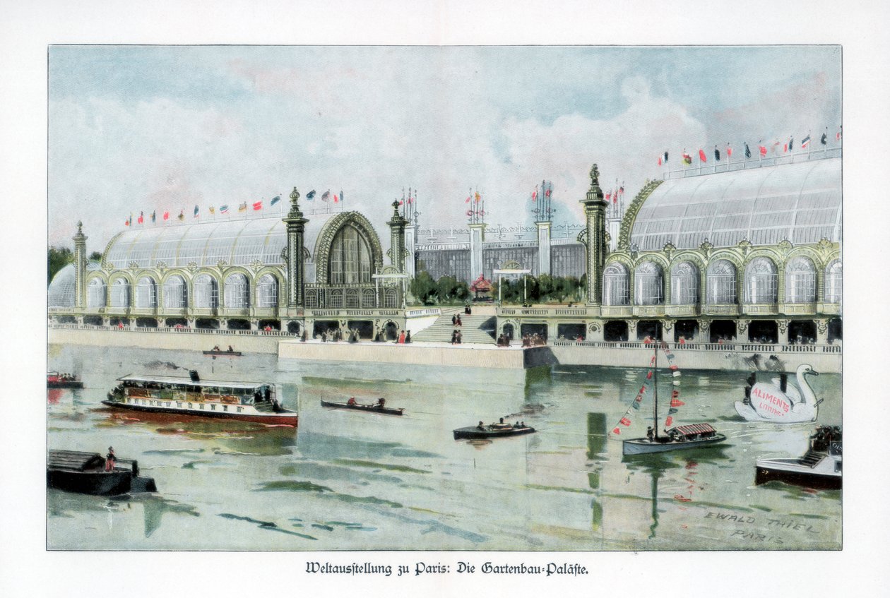 Palácio da Horticultura, Exposição Mundial de Paris, 1889, 1900. de Ewald Thiel