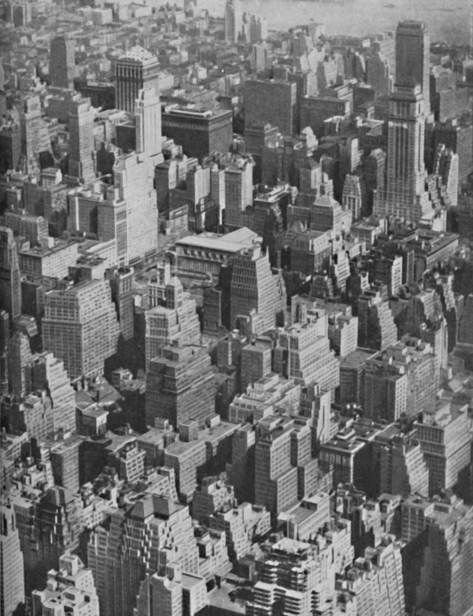 Milagres em massa das realizações americanas em arquitetura, c1935 de Ewing Galloway