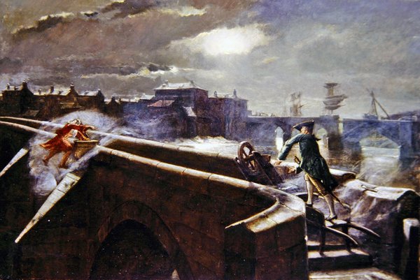 Os Brilhos de Ayr (óleo sobre tela) de Eyre Crowe